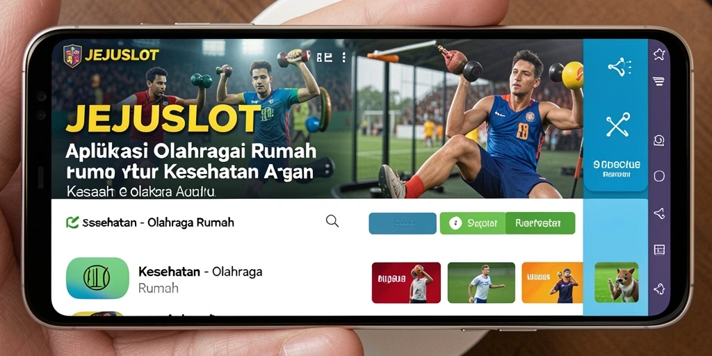 Antarmuka aplikasi JEJUSLOT yang intuitif dan menarik.