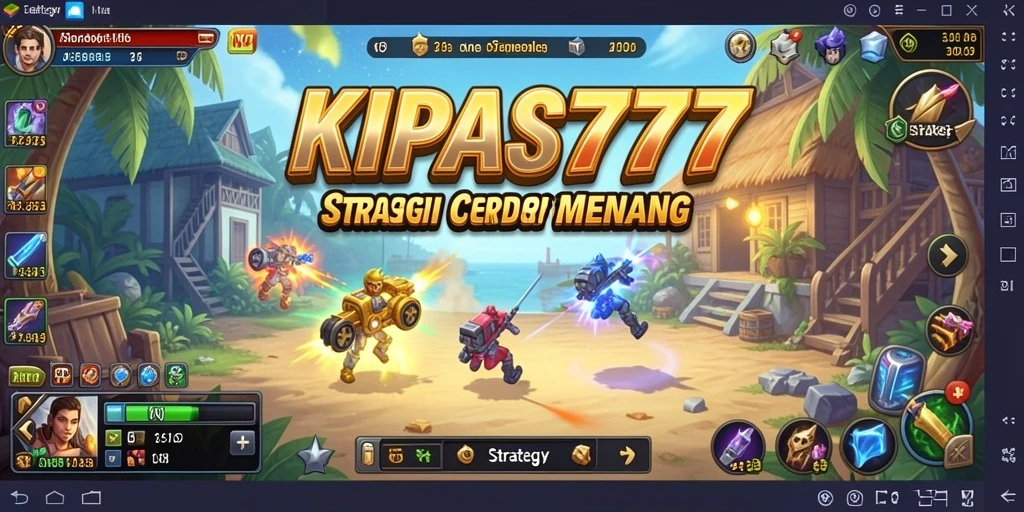 Antarmuka permainan KIPAS777 yang menampilkan strategi dan taktik yang menarik.